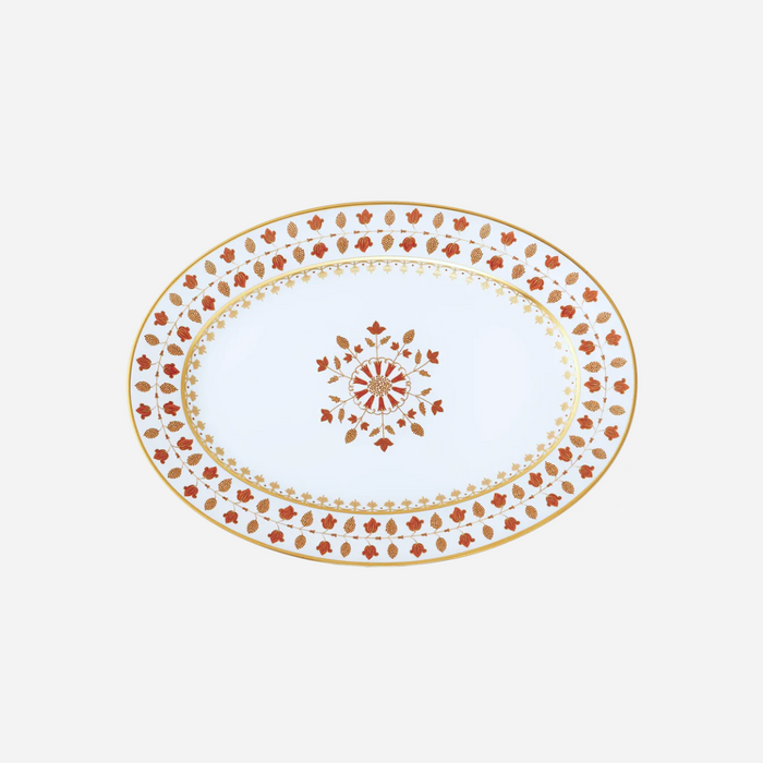 Matignon Rust Oval Platter, Large