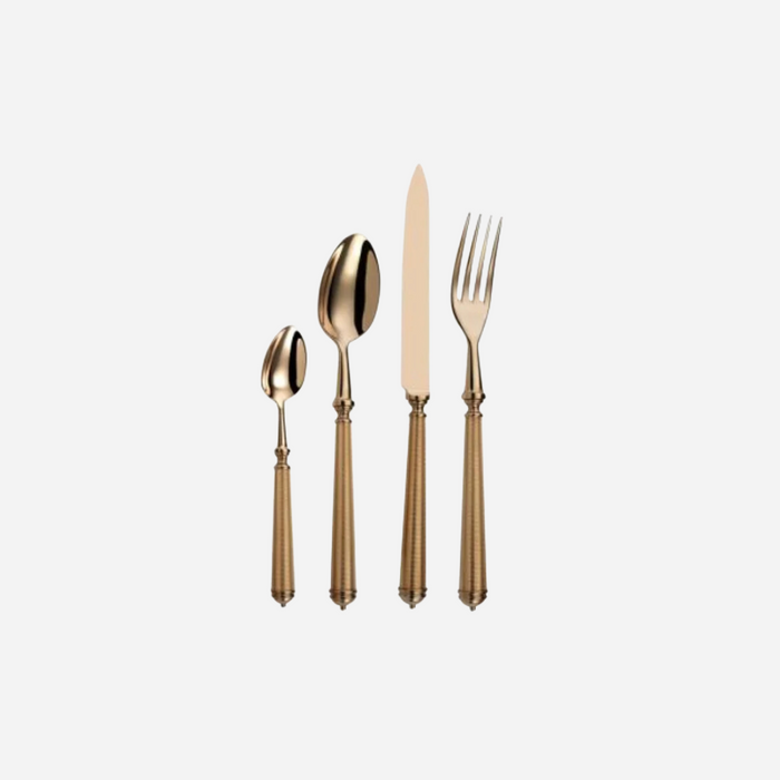 Dunes Rose Gold 4-Piece Cutlery Set