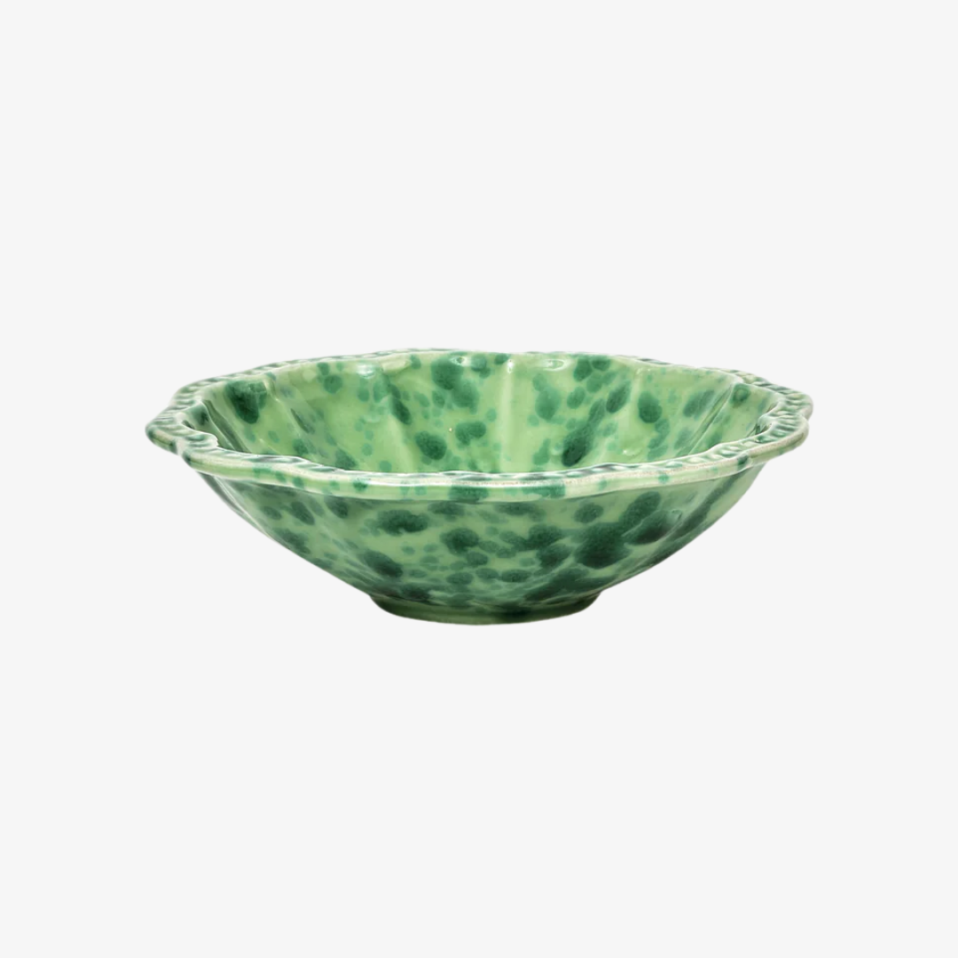 Speckled Small Green Bowl, Set of 4