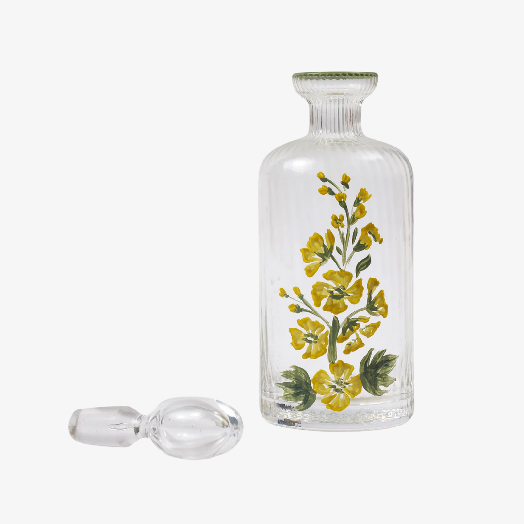 Murano Primrose Hand-Painted Bottle