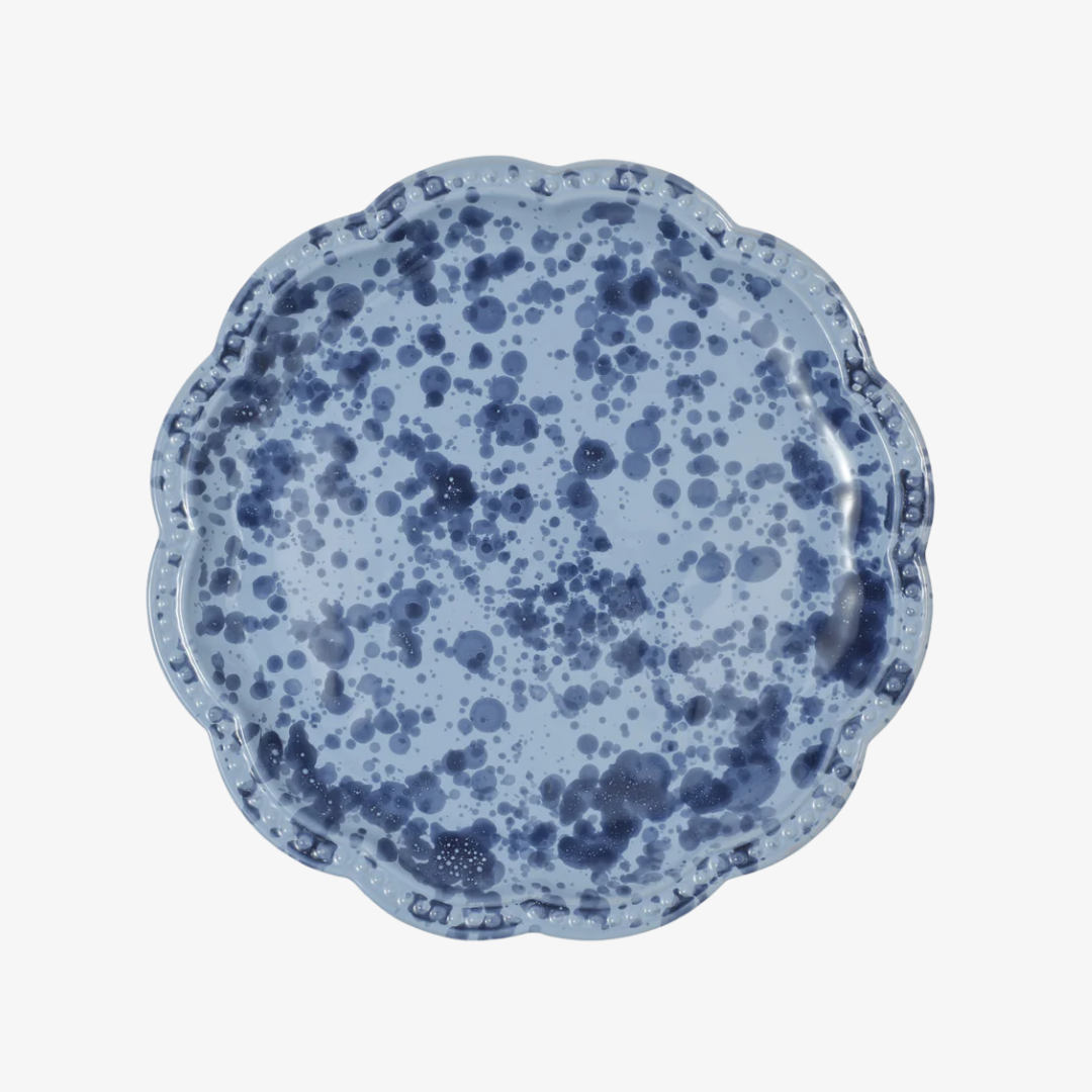 Speckled Blue Dinner Plate, Set of 4