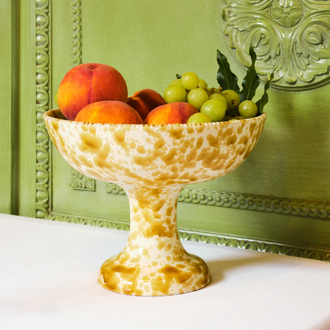 Speckled Yellow Fruit Stand