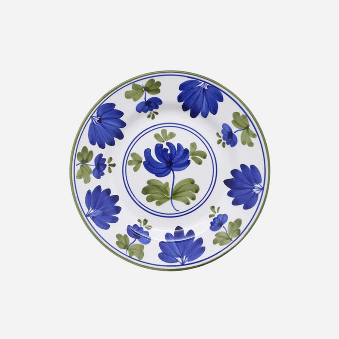 Blossom Blue Dessert Plate