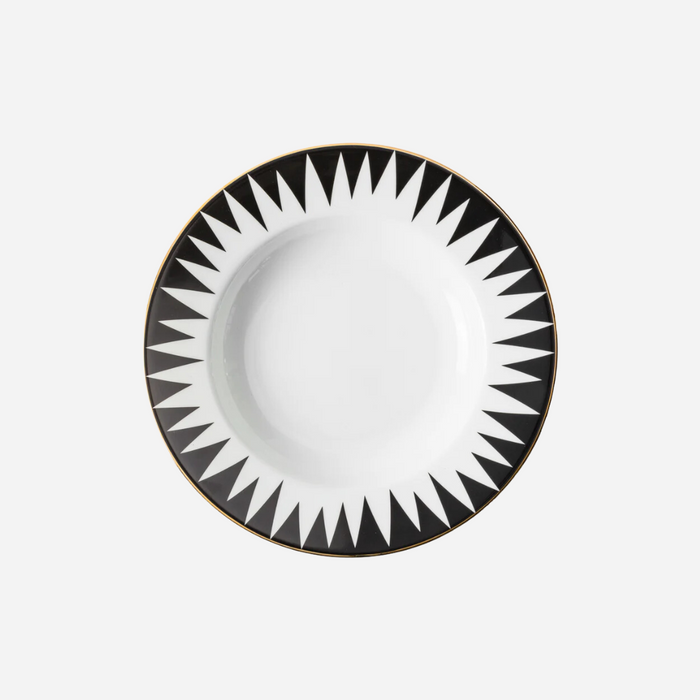 Punk Black Charger Plate