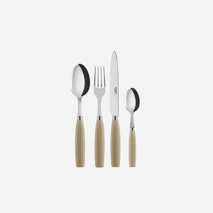 Djembe Faux Horn 4-Piece Cutlery Set
