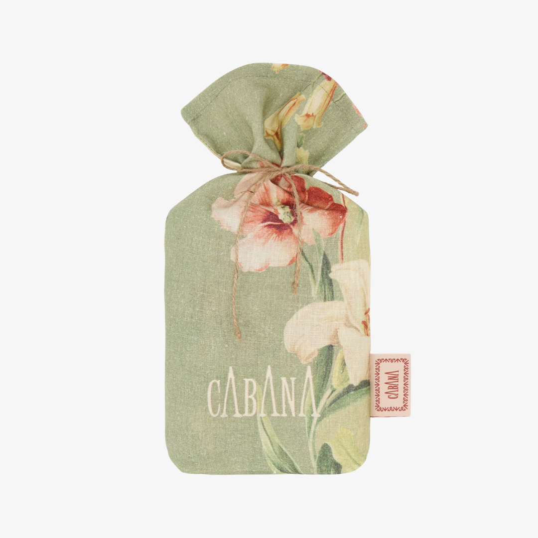 Ibiscus Sage Linen Napkins, Set of 4