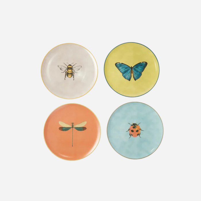 Insect Dinner Plates, Set of 4
