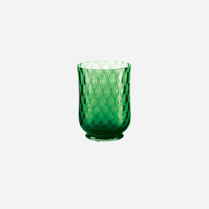 Balloton Green Wine Glass, Set of 2