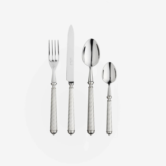 Cable 4-Piece Silver Plated Cutlery Set
