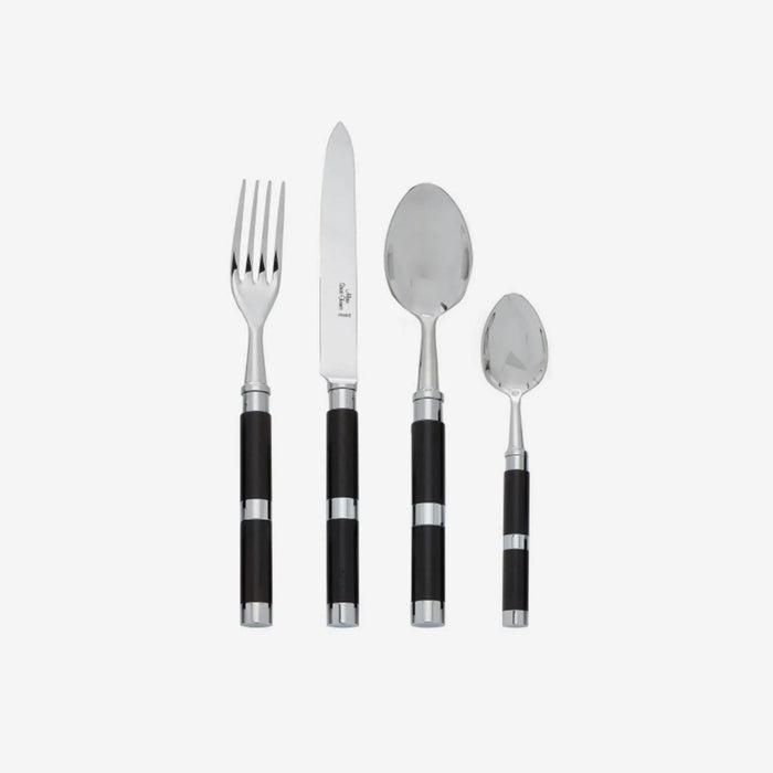 Carla Ebony 4-Piece Cutlery Set