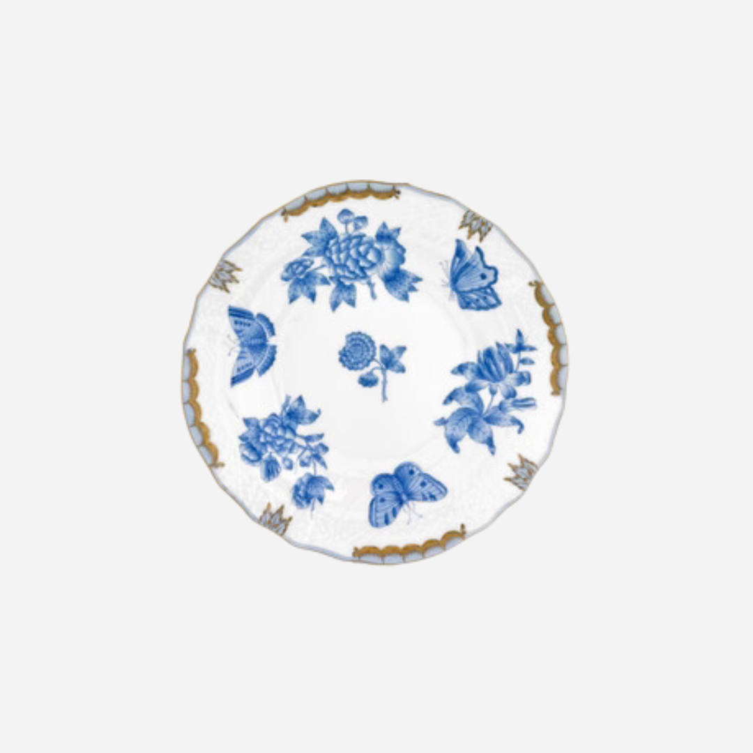 Fortuna Blue Bread Plate