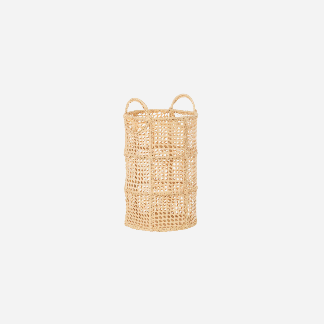 RAFFIA BREADSTICK BASKET, LARGE