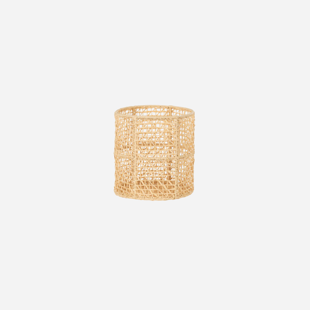 RAFFIA BREADSTICK BASKET, NATURAL