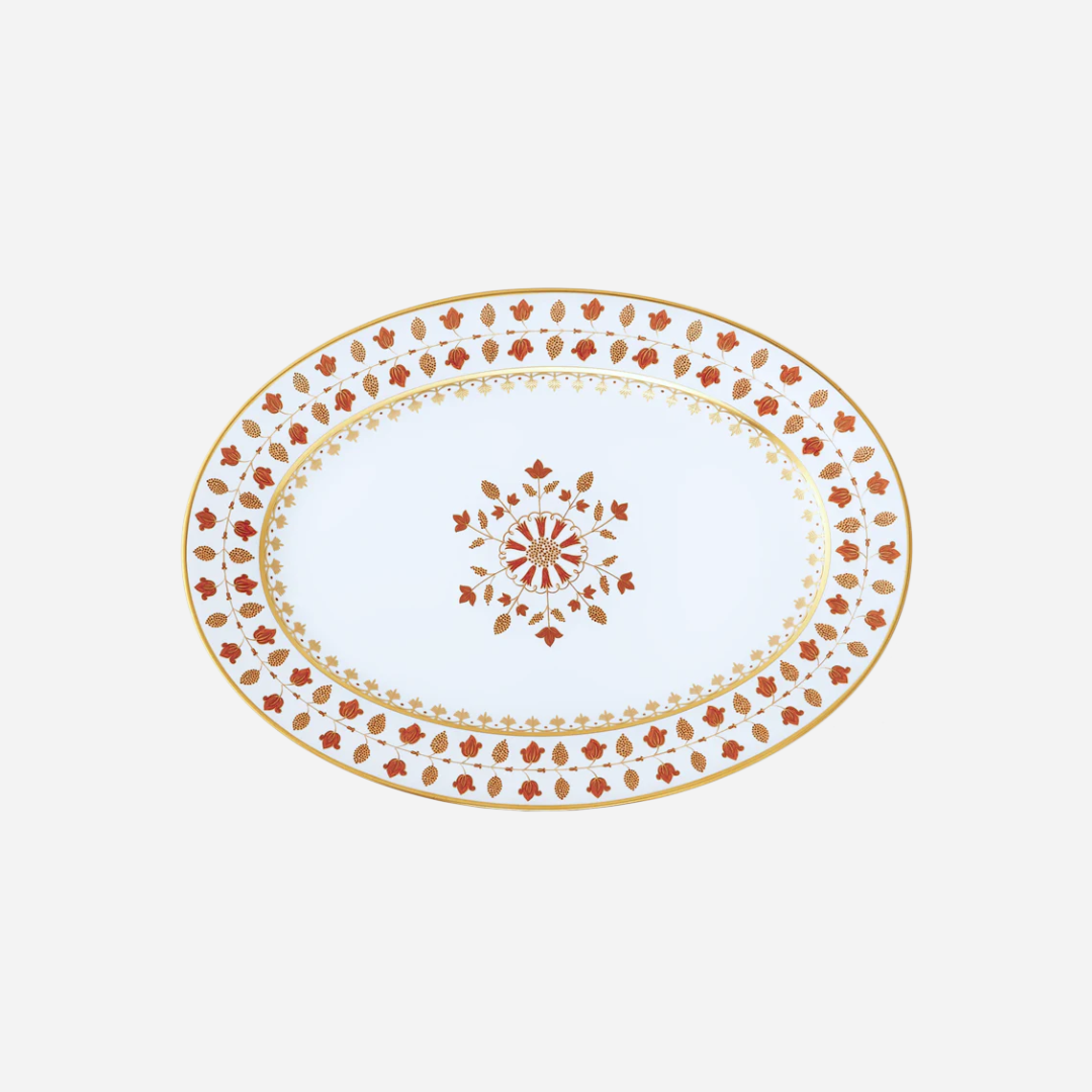 Matignon Rust Oval Platter, Small