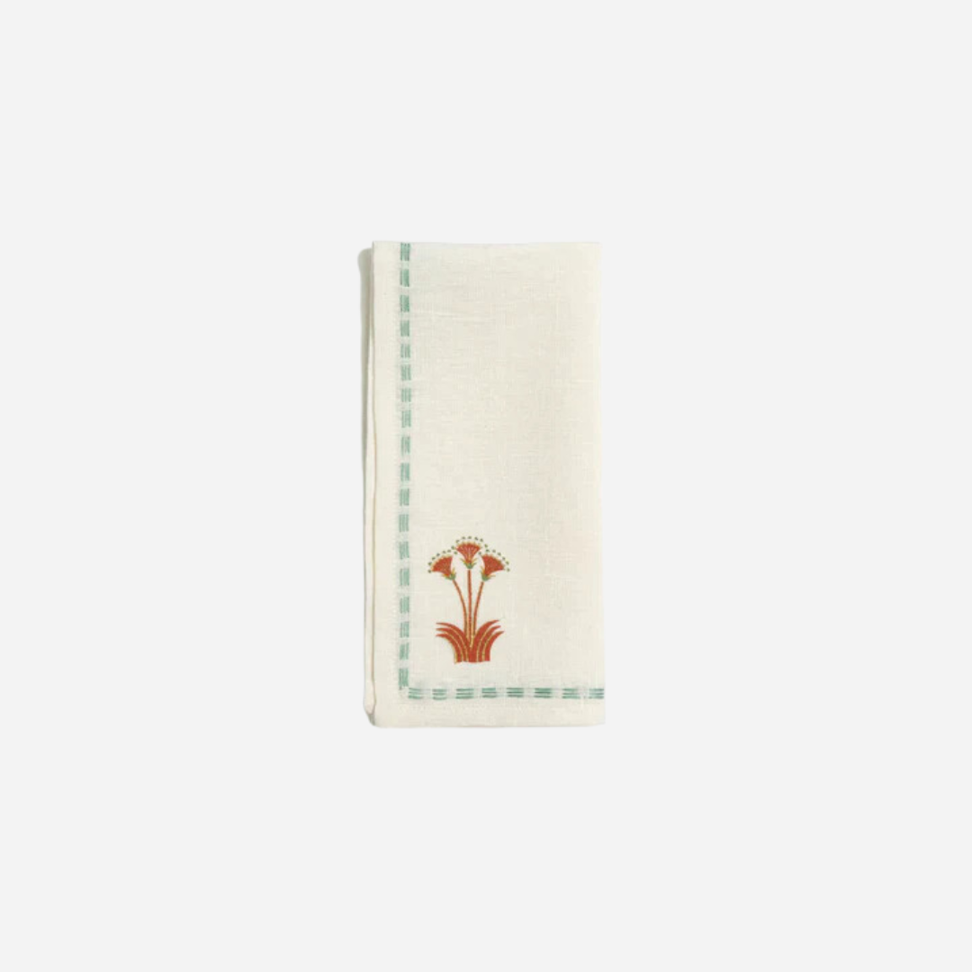 Sacred Nile Rosewood Napkin, Set of 4