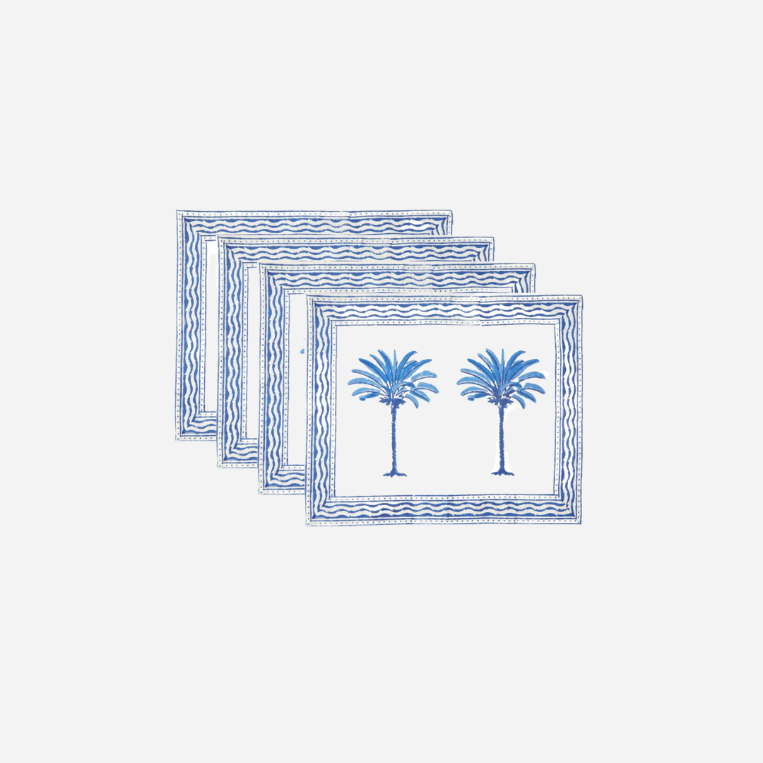 Palm Tree Placemats, Set of 4