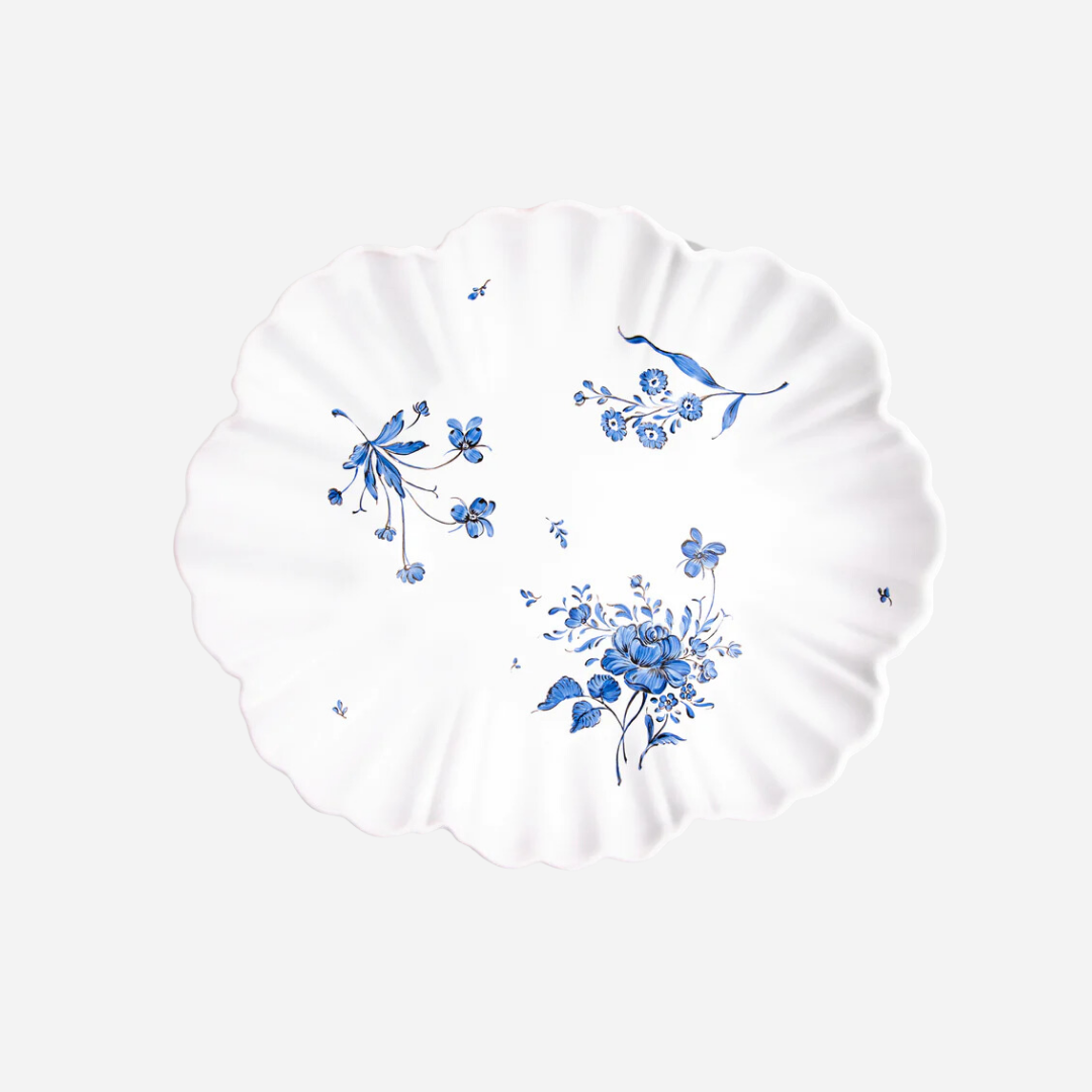 Camaïeu Large Serving Platter, Azur