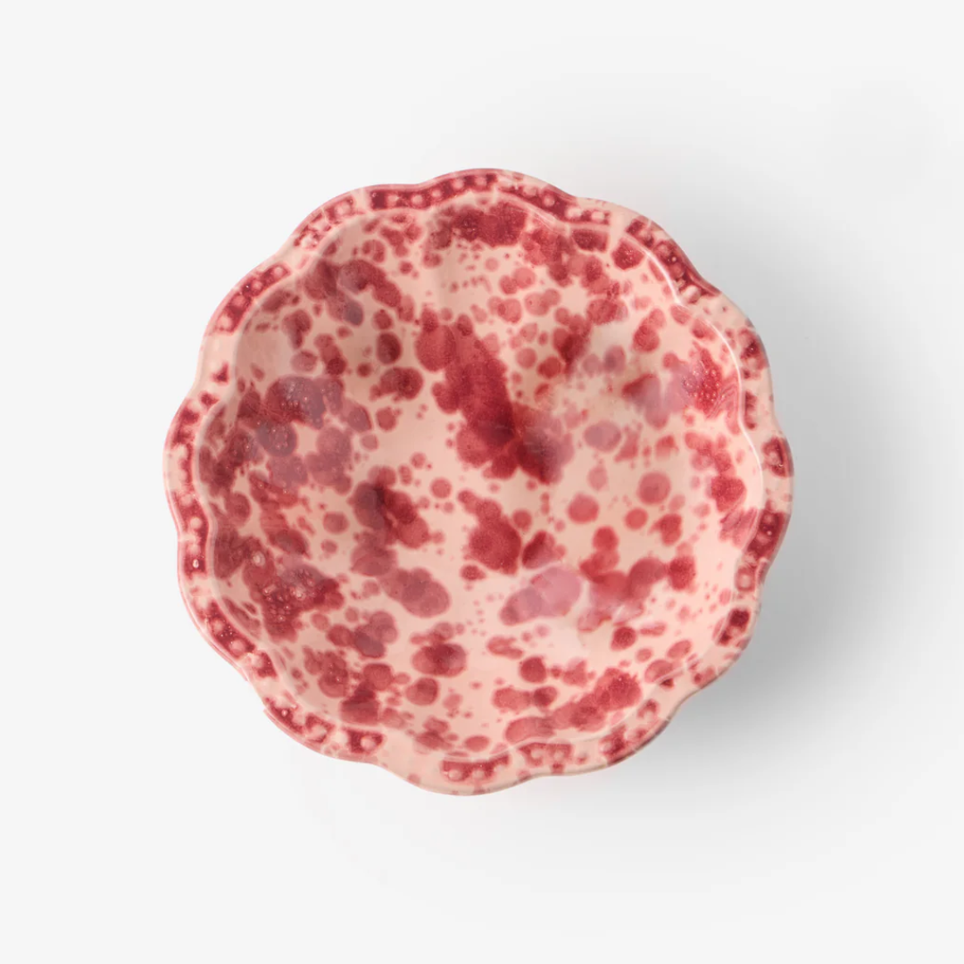 Speckled Small Pink Bowl, Set of 4