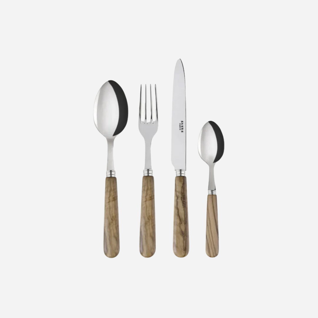 Lavandou Olive Wood 8-Piece Cutlery Set