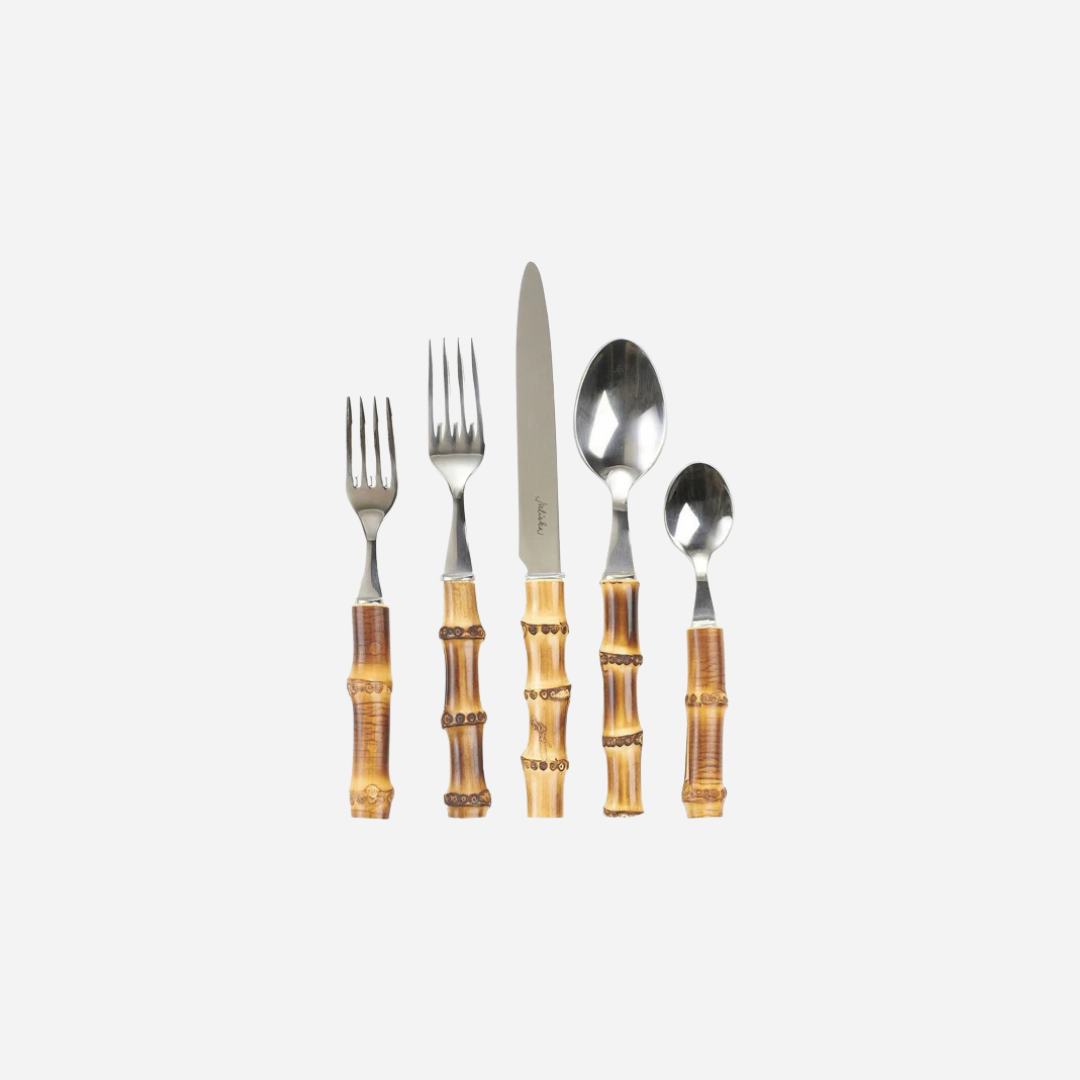 JULISKA BAMBOO 5-PIECE CUTLERY SET