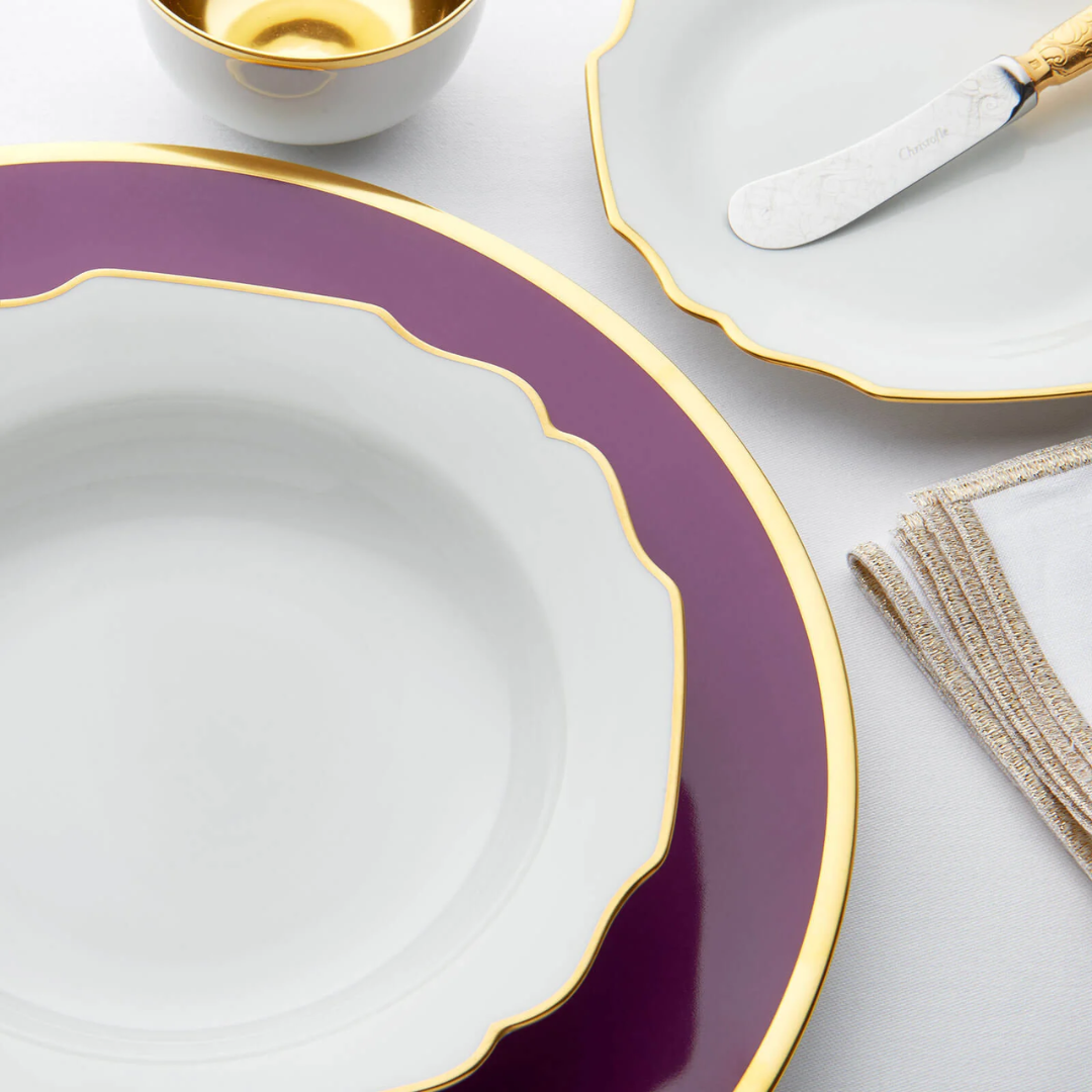 Schubert Violet Charger Plate, Set of 2