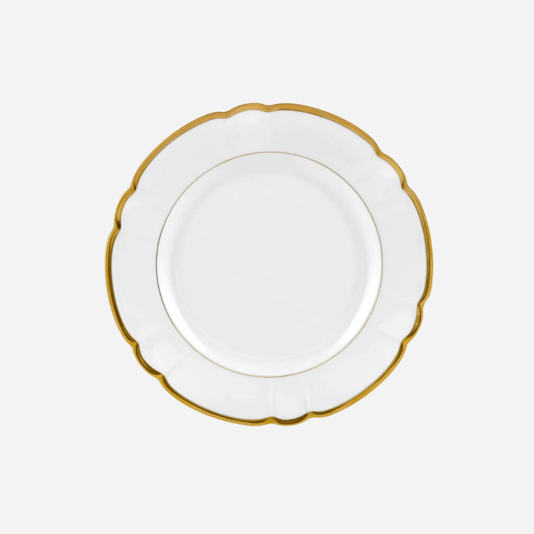 Colette Gold Charger Plate, Set of 4