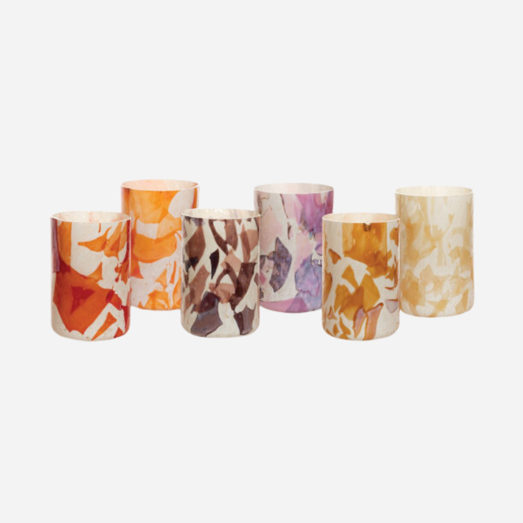 Nougat Sunset Tumblers, Set of 6