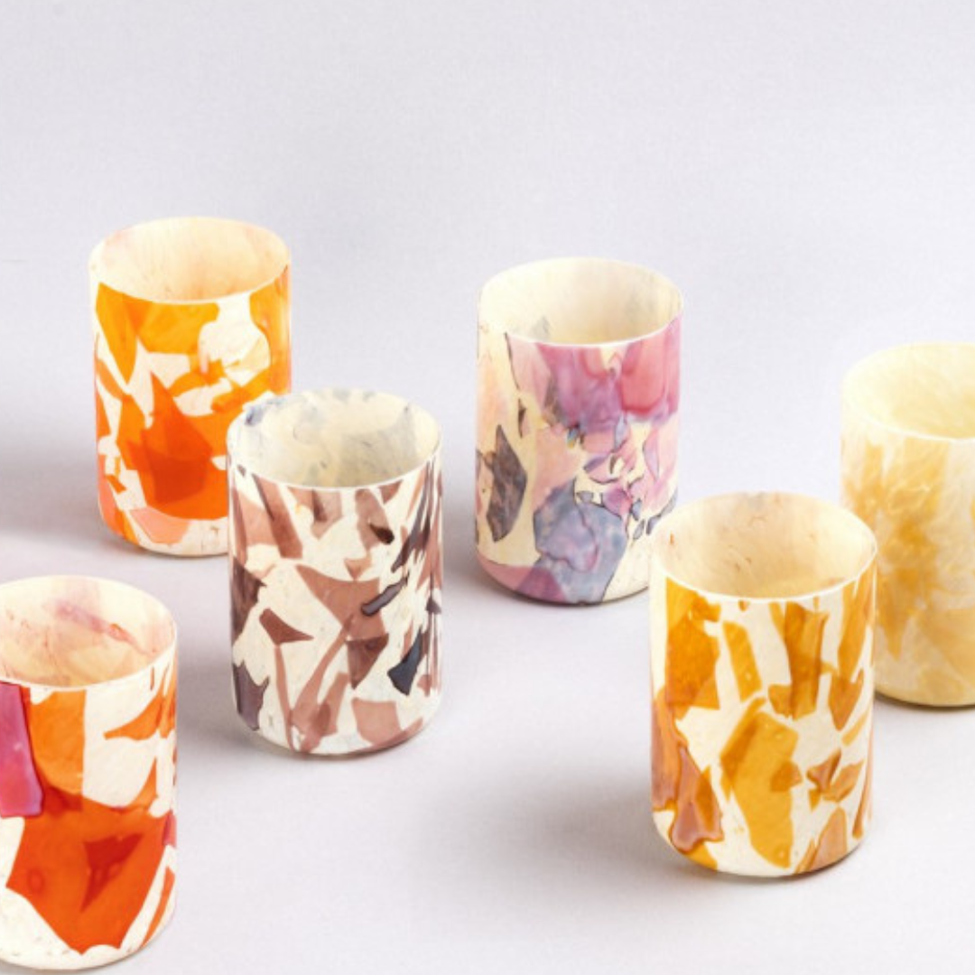 Nougat Sunset Tumblers, Set of 6