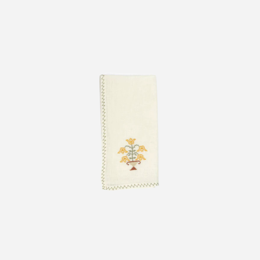 Tulip Amber Napkin, Set of 4