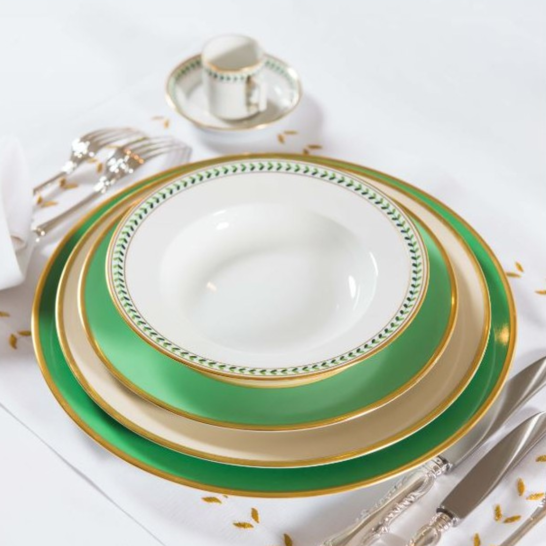 Schubert Emerald Charger Plate, Set of 2