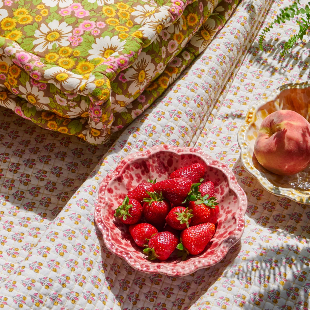 Speckled Small Pink Bowl, Set of 4