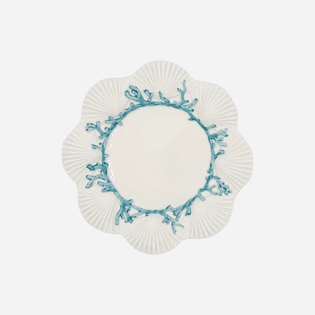 Saint Jacques Sea Blue Salad Plates, Set of 4