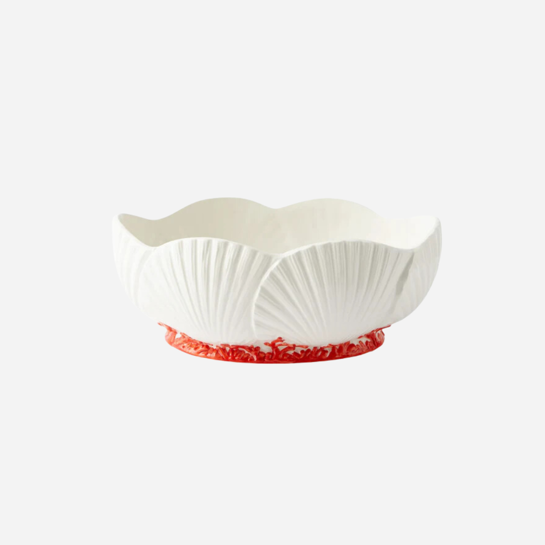 Saint Jacques Coral Red Salad Bowl