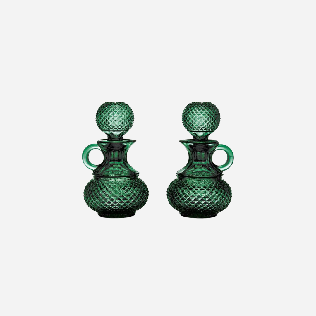 Galeano Green Oil and Vinegar Set