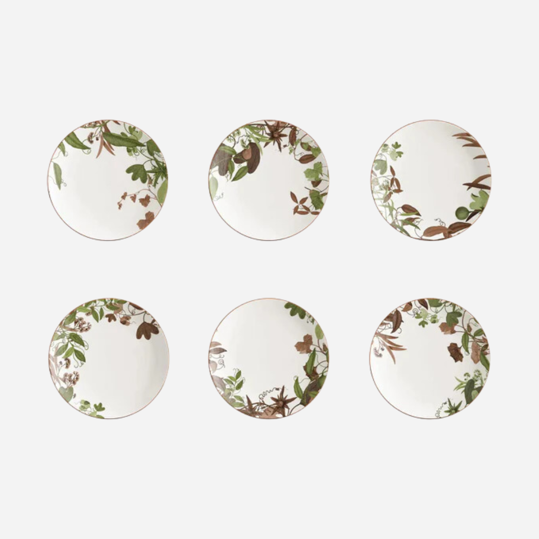 Mont Blanc Bread Plates, Set of 6