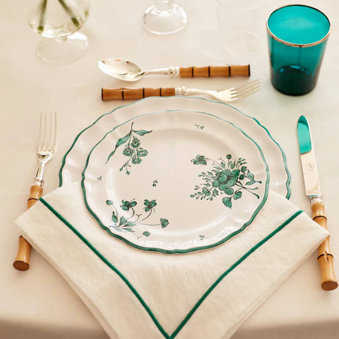 Camaïeu Large Serving Platter, Vert