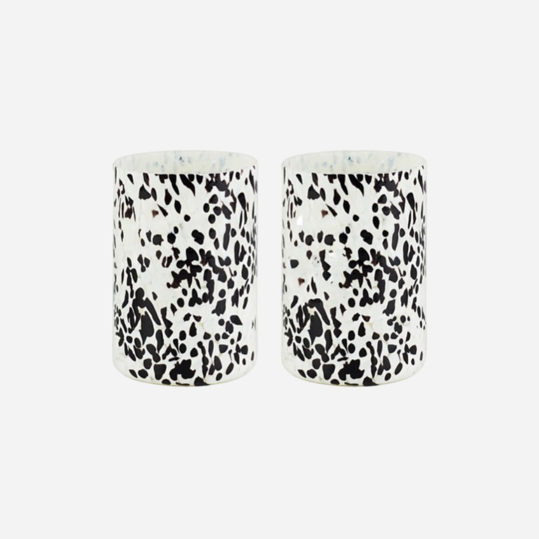 Macchia Dalmata Tumblers, Set of 2