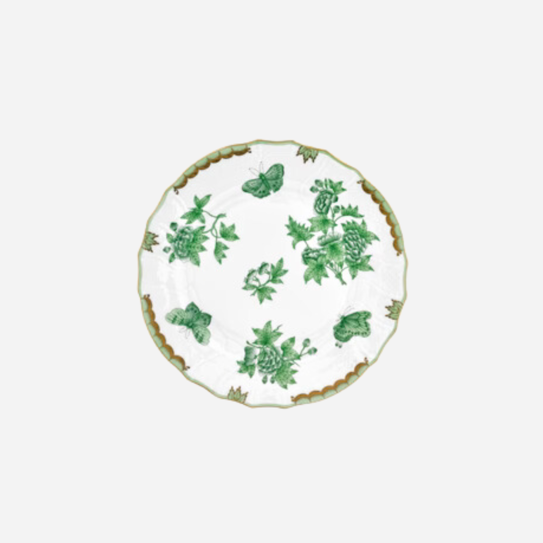 Fortuna Green Dinner Plate