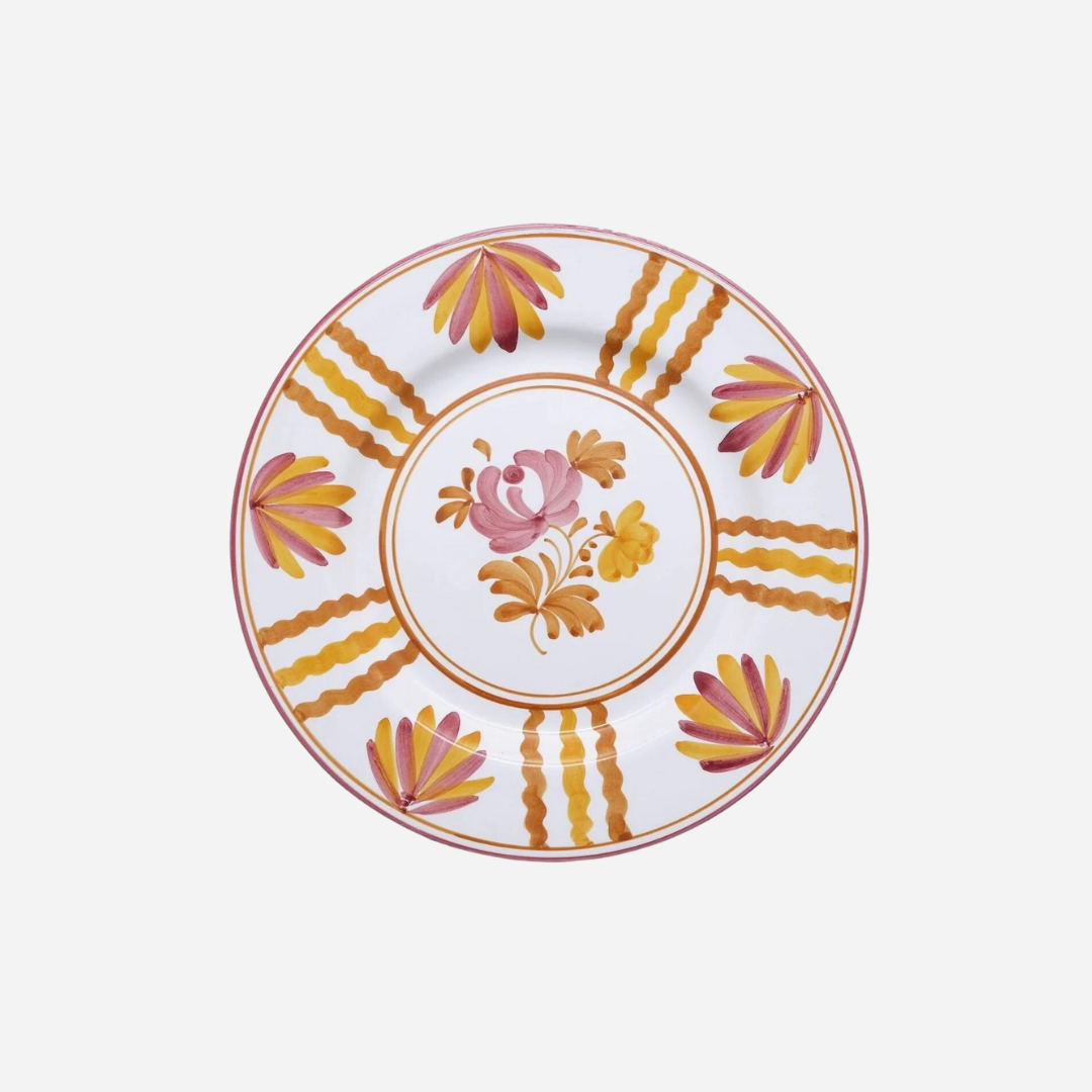 Blossom Yellow Dinner Plate, Set of 4