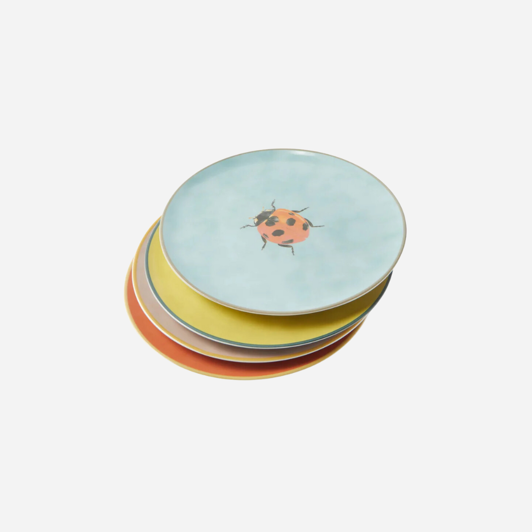 Insect Dinner Plates, Set of 4