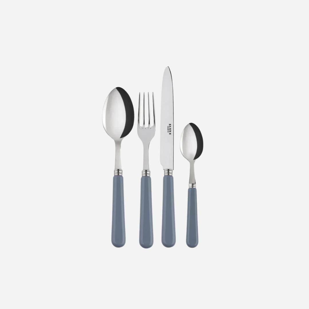 Pop-Unis Grey  8-Piece Cutlery Set