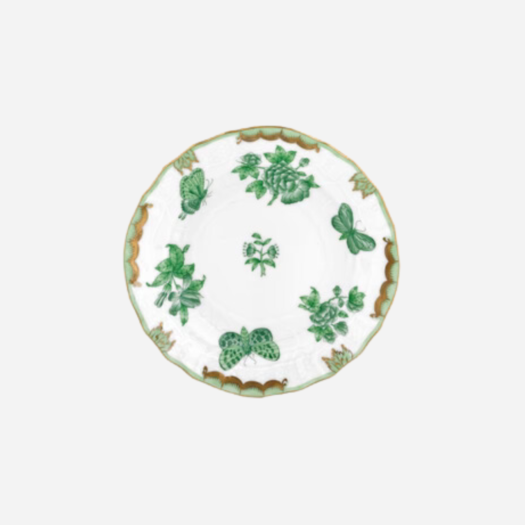 Fortuna Green Bread Plate