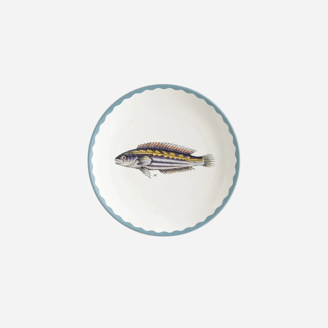 Cabinet De Curiosites Fish Bread Plates, Set of 4