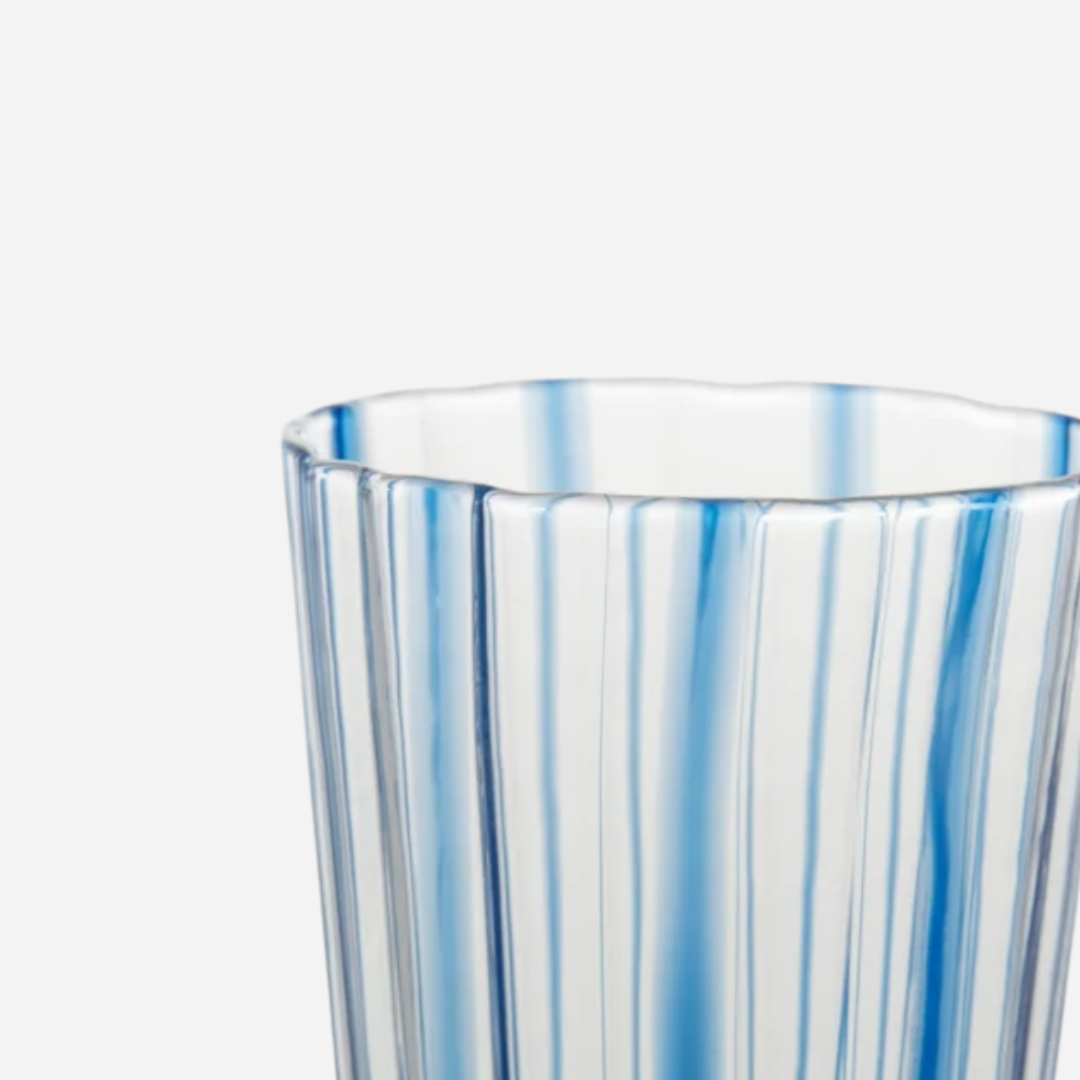 Carlos Blue Glass Tumbler, Set of 2