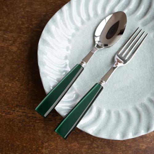 Icône Dark Green 8-Piece Cutlery Set