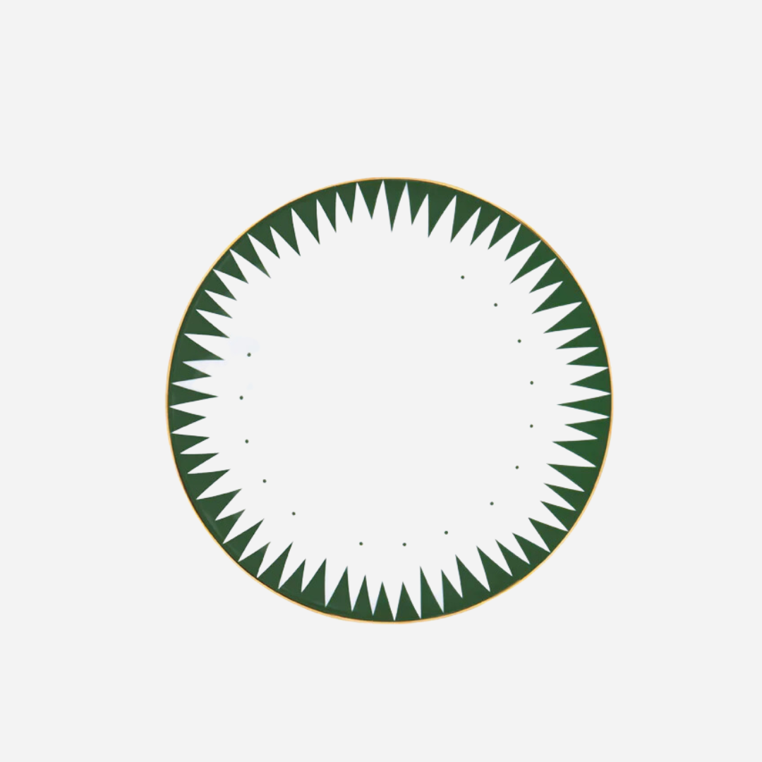 Punk Green Dinner Plate, Set of 4