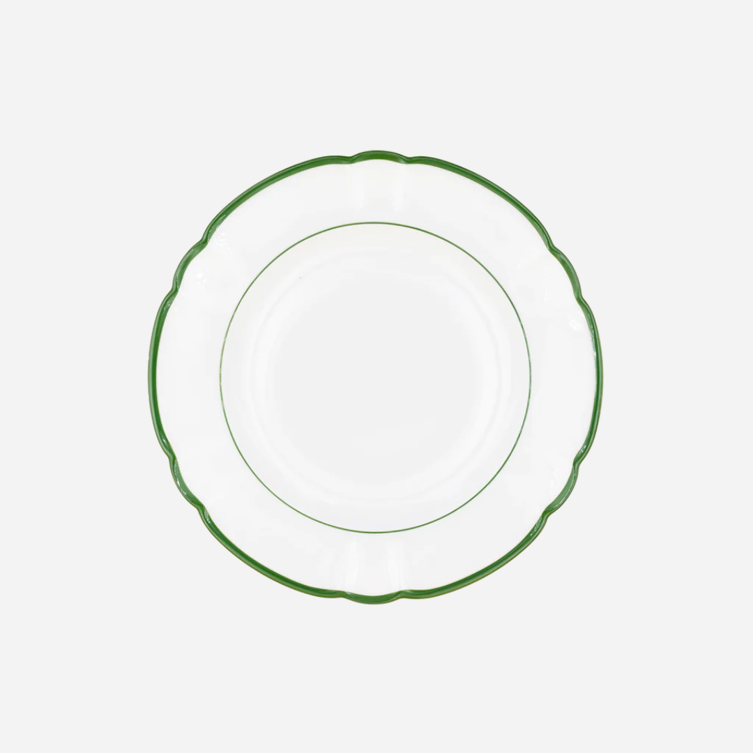 Colette Green Dinner Plate, Set of 4