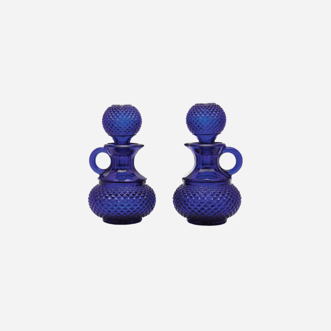 Galeano Blue Oil and Vinegar Set