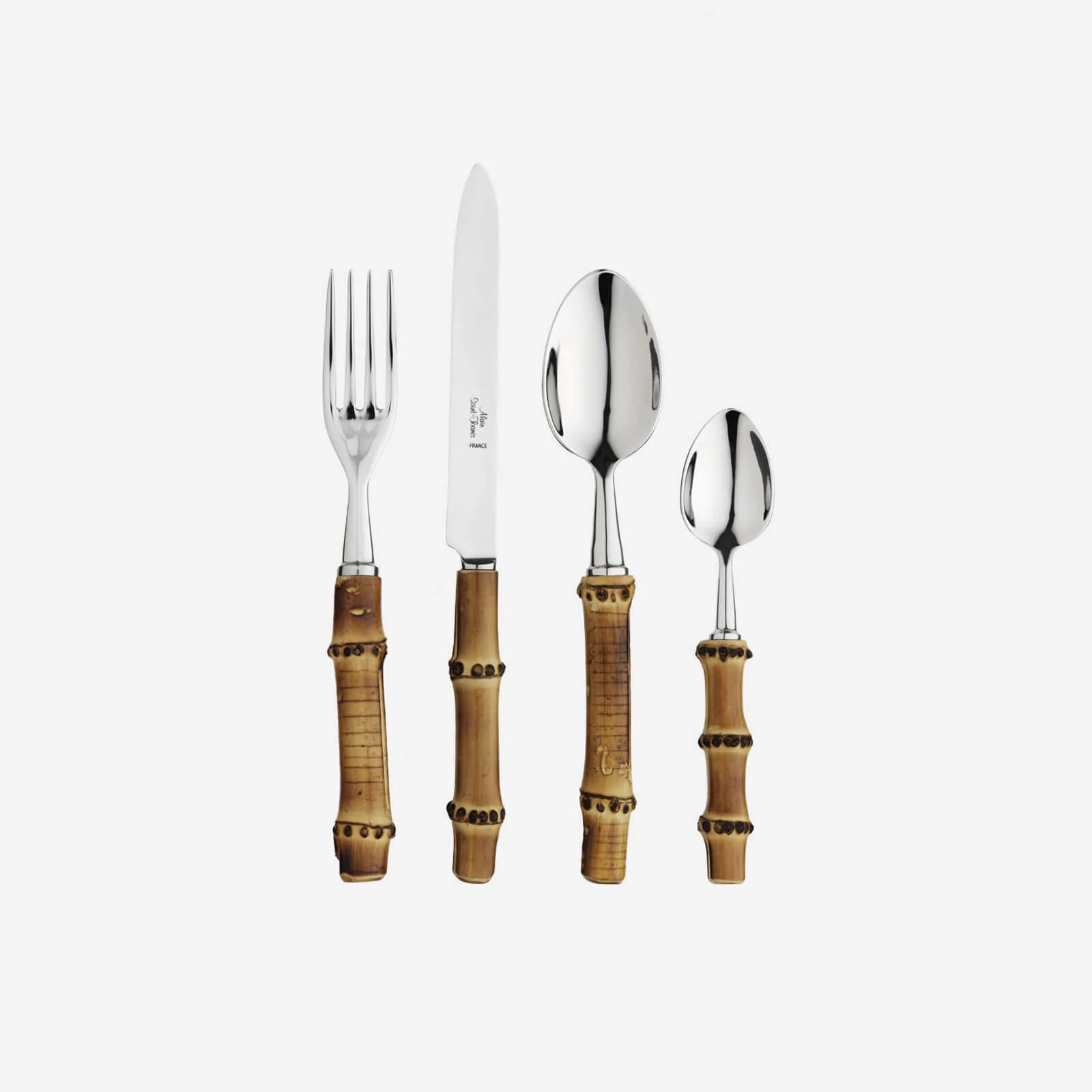 Bamboo 4-Piece Cutlery Set