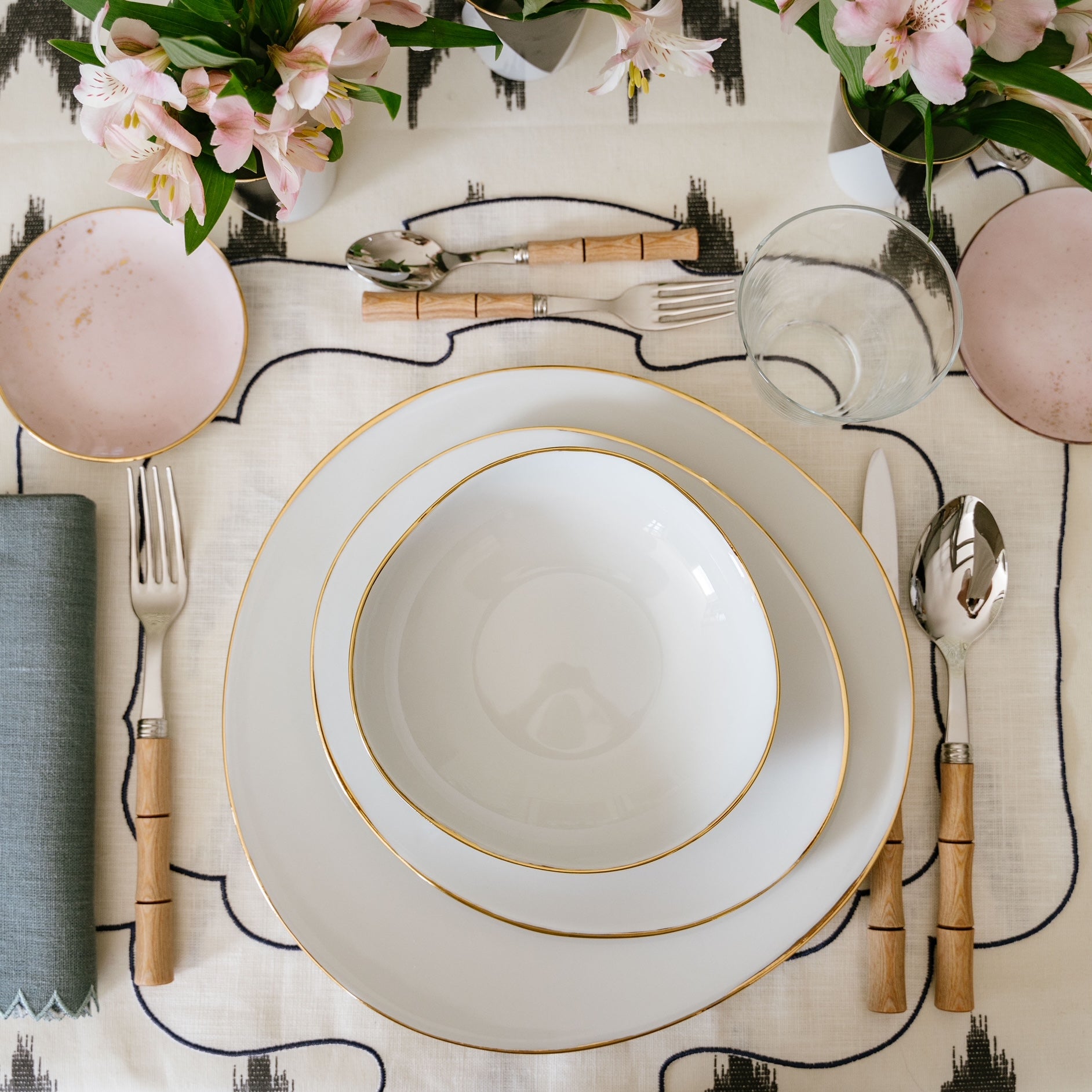 Simply Gold Round Platter